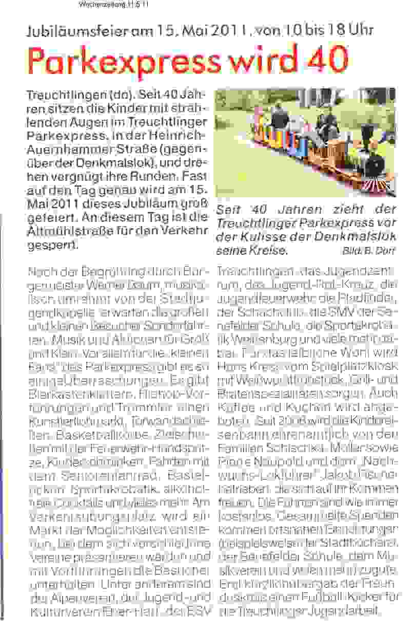 Bericht Wochenzeitung 11.5.11
